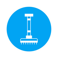 Cutting grass Color Vector Icon which can easily modify

