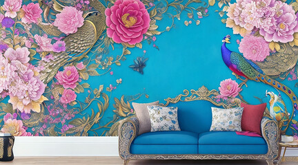 Flower Ambient  Abstract Generative AI 