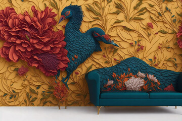 Flower Ambient  Abstract Generative AI 