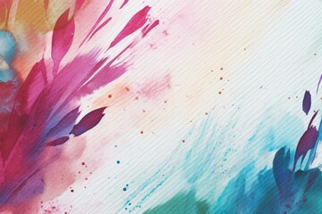 colorful watercolor background - Ai