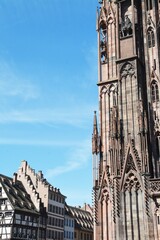 un pan de laa cathédrale de strasbourg