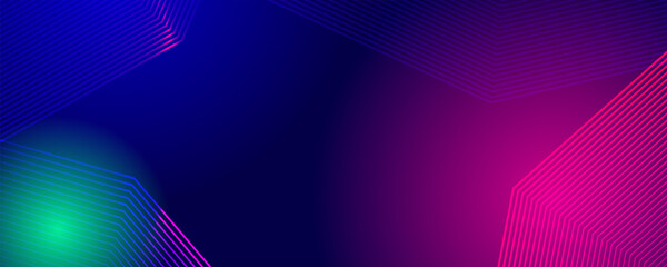 Obraz premium Vector smooth waves on dark background