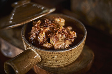 chicken Massaman curry .