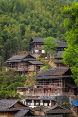 Dali Dong village in overcast weather.