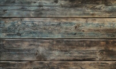 Obraz premium a close up of a wooden wall with a clock on it. generative ai