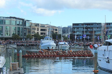 Maori boat, Auckland New Zealand, 10 Sep 2012