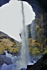 wodospad Kvernufoss, Islandia