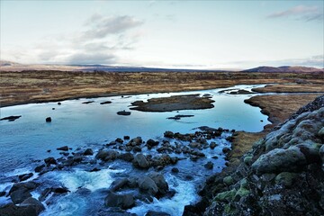 Fototapeta Park narodowy, krajobrazowy Þingvellir, Islandia obraz