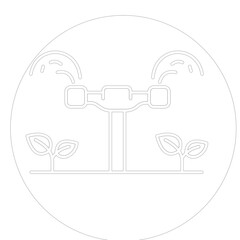 Drip irrigation Color Vector Icon which can easily modify

