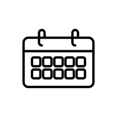 calendar sign symbol vector