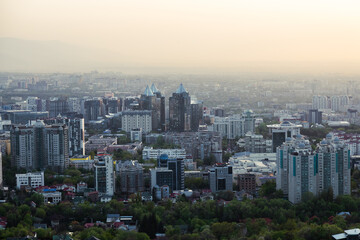 Fototapeta na wymiar Architecture in Almaty city Kazakhstan