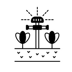 Fountain Color Vector Icon which can easily modify

