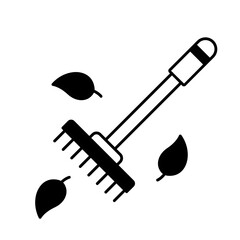 gardening broom Color Vector Icon which can easily modify

