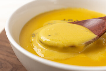Sweet Pumpkin Soup Made with Sweet Pumpkin
