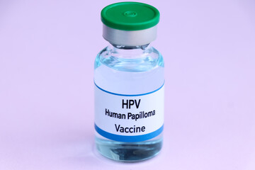 HPV vaccine in a vial, immunization and treatment of infection