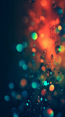 Obraz na płótnie Canvas abstract bokeh background, Glitter sparkles bubble colorful wallpaper background