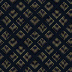 Geometric luxury pattern. Seamless ornamental pattern background. Vector artistic geometric style dark line pattern background.
