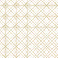 Geometric luxury pattern. Seamless ornamental pattern background. Vector artistic geometric style dark line pattern background.