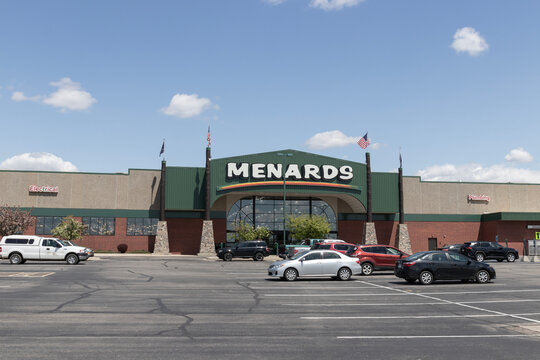 Menards Home Improvement store. Menards sells assorted building materials, tools, and gardening supplies.