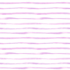 Seamless pattern with violet flowers, purple colored flowers, watercolor flowers and leaves isolated on white background, seamless pattern with flowers on very peri color