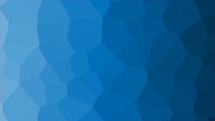 Fototapeta premium Blue low poly background. Blue low poly banner with triangle shapes background. Modern blue low poly banner design background