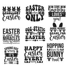 Easter day t shirt design bundle