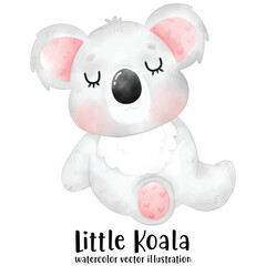 Cute Koalas, Koala vector, Koala illustration, Sleepy Koala, Baby Koala