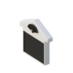 3D Smart Garage Illustration