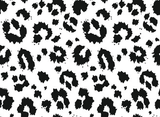 
Seamless leopard print vector trendy pattern, animal texture. Disguise