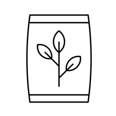 Seeds of flower Color Vector Icon which can easily modify

