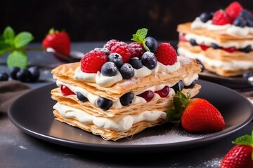 Mille Feuilles old school French pastry