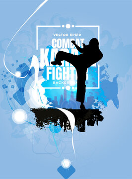 Active people. Sport background ready for poster or banner, vector.