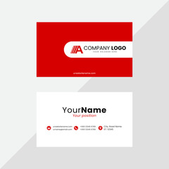 Vector business card design template