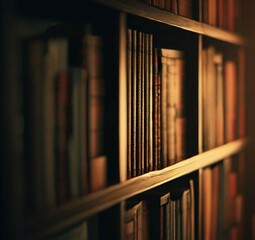 Bookshelf for advertisements