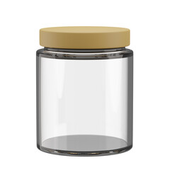 3D Empty Jar Illustration