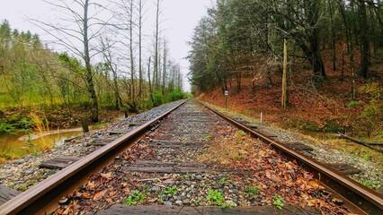 railway in the countryside