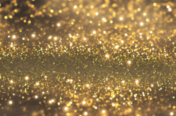 Naklejka premium Abstract festive bokeh lights with soft light background.