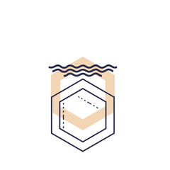 Geometric Shape Memphis Icon