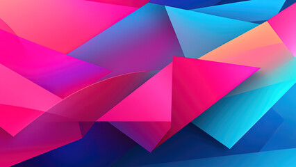 Fototapeta premium Abstract pink and blue wallpaper, 4k - vibrant color background, hd, generative ai