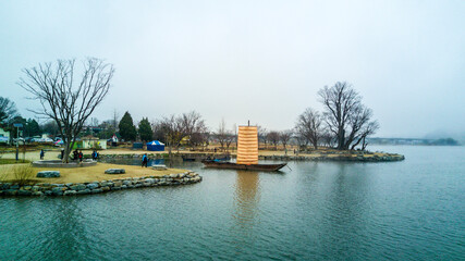 river side of south korea