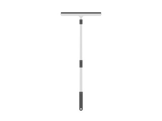 伸縮可能な、窓ガラスワイパーのイラスト