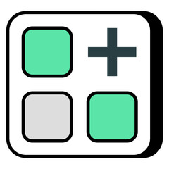 Fototapeta premium An icon design of mobile apps