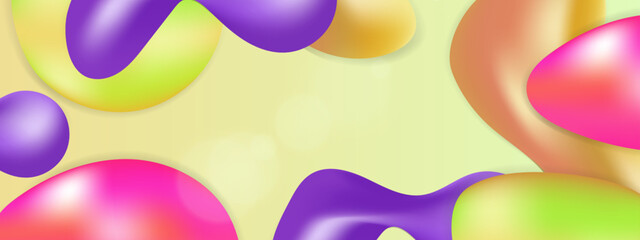 Vector modern colorful colourful abstract background with fluid shapes