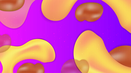 Vector abstract colorful colourful gradient background with fluid shapes