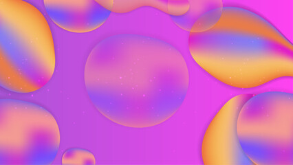 Vector colorful colourful abstract colorful fluid gradient background