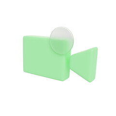 3D Video Call Illustration