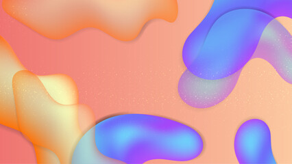 Vector colorful colourful abstract colorful fluid gradient background