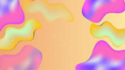 Vector colorful colourful abstract colorful fluid gradient background