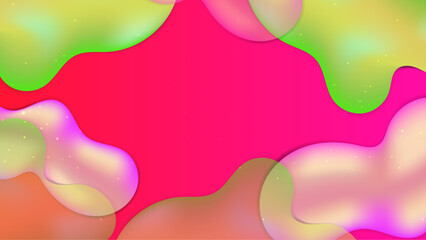 Vector abstract colorful colourful gradient background with fluid shapes