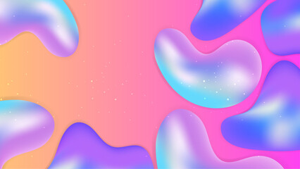 Vector modern colorful colourful abstract background with fluid shapes